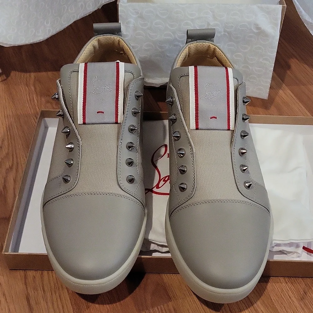 NIB Christian Louboutin F.A.V Fique A Vontade Sneakers Size 44.5